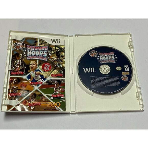 Basketball Hall-Of Fame Ultimate Hoops Challenge Nintendo Wii Game Complete Game - Picture 3 of 3
